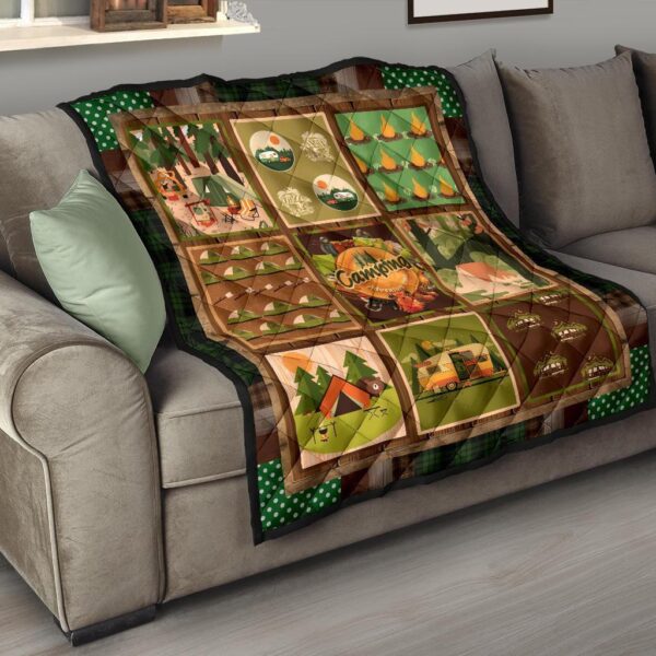 camping quilt blanket funny gift for camping lover 0iesg