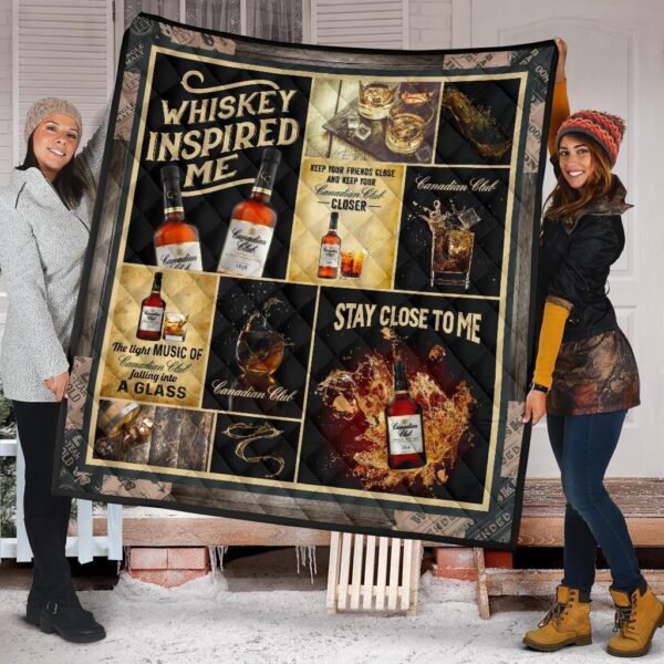 canadian club quilt blanket whiskey inspired me gift idea 2zbuv