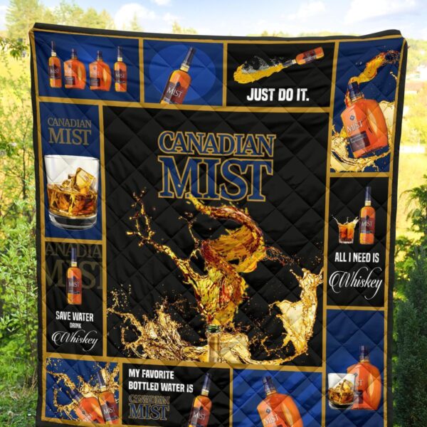 canadian mist quilt blanket all i need is whisky gift idea mqbex