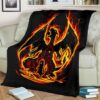 charizard fleece blanket for pokemon bedding decor gift 6becs