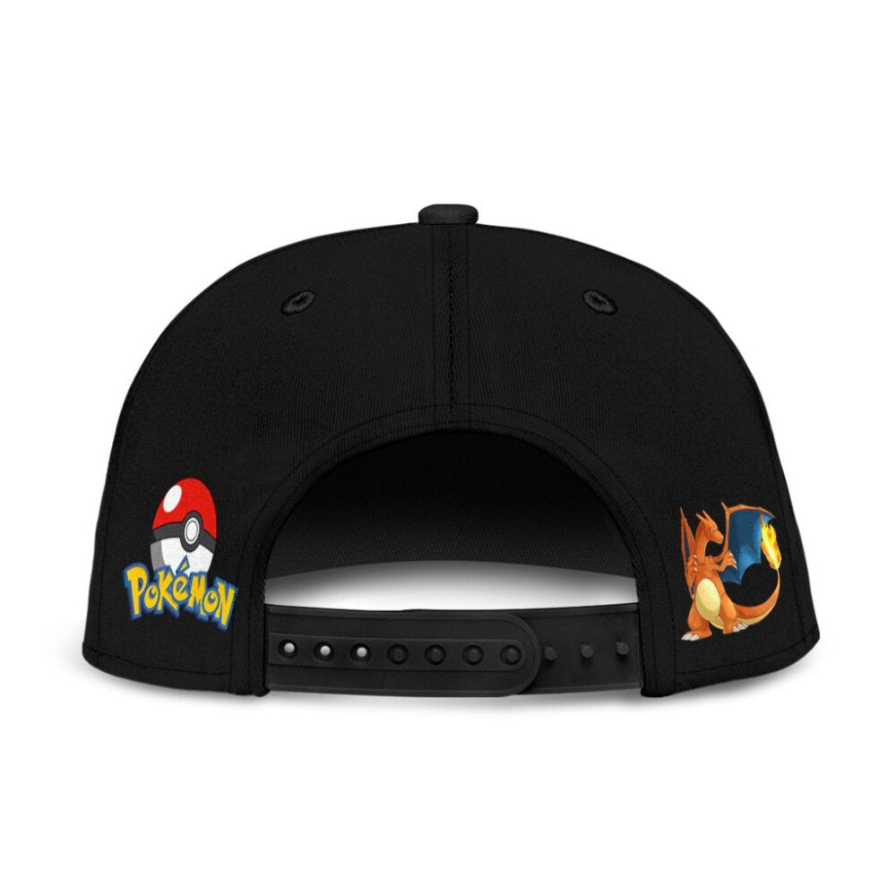 Charizard Snapback Hat Anime Fan Gift Idea