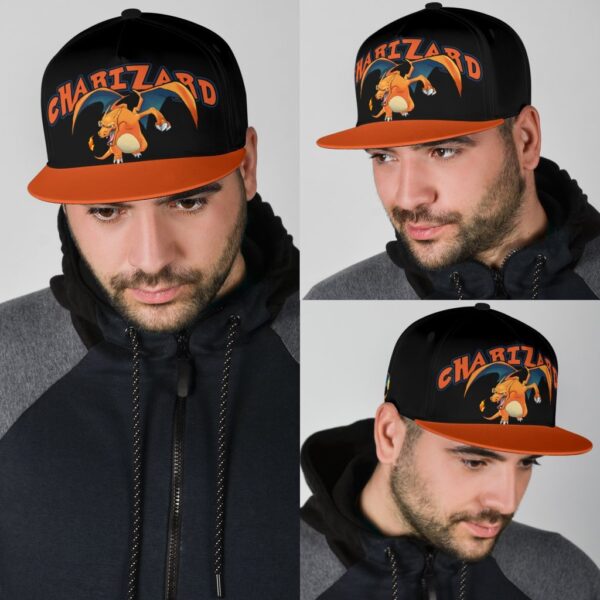 charizard snapback hat anime fan gift idea pex46