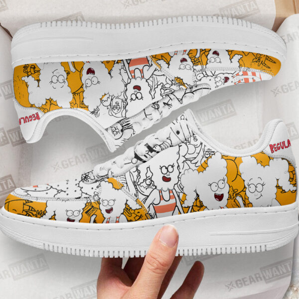 cj regular show sneakers custom cartoon shoes a9tux