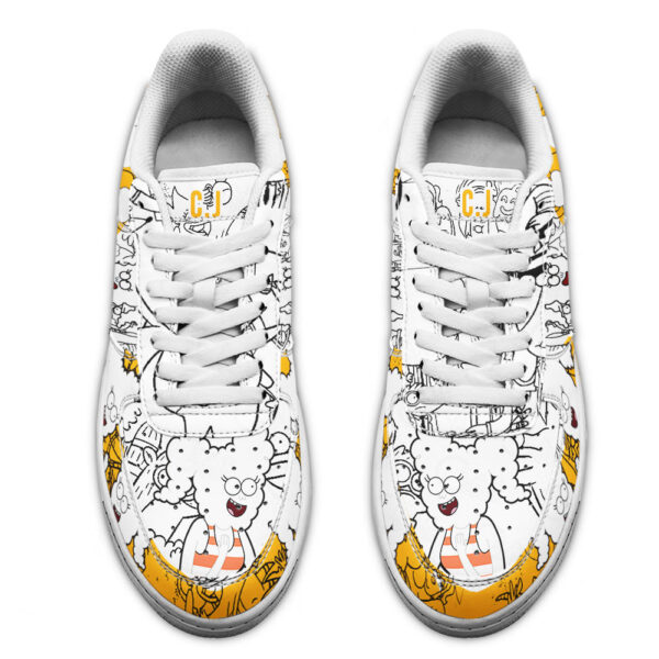 cj regular show sneakers custom cartoon shoes uaq84