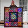 cool win in my hair hippie van quilt blanket funny gift idea 8dnvz