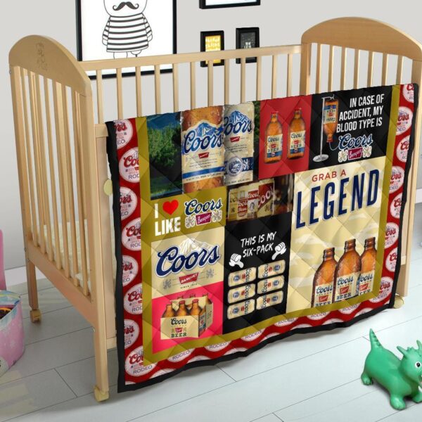 coors banquet quilt blanket funny gift for beer lover oodqd