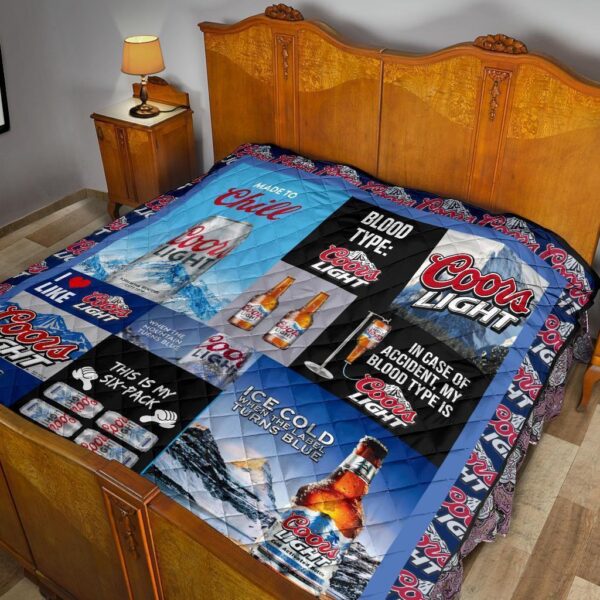 coors light quilt blanket funny gift for beer lover b8ruv