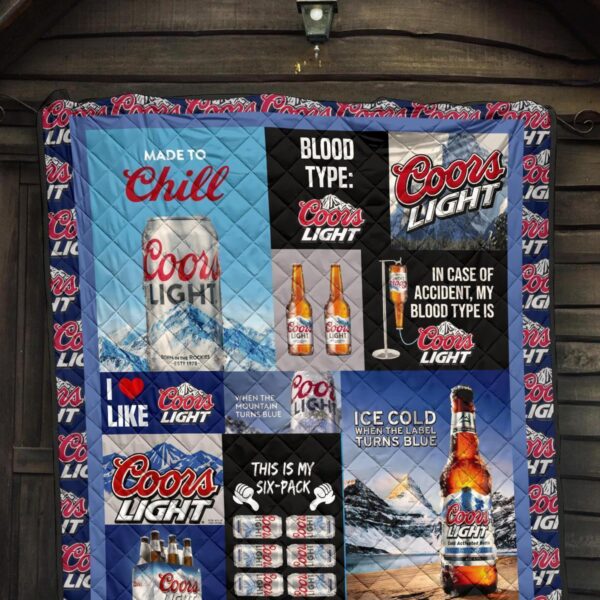 coors light quilt blanket funny gift for beer lover k29kc