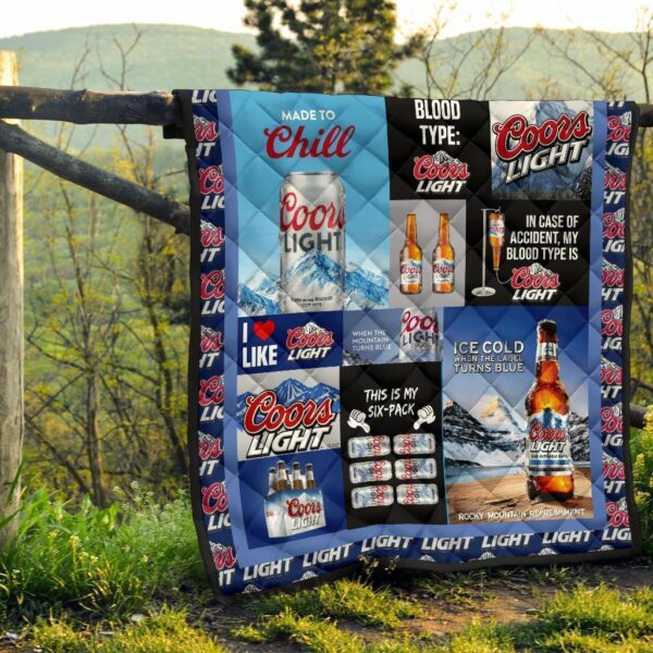 coors light quilt blanket funny gift for beer lover mlbet