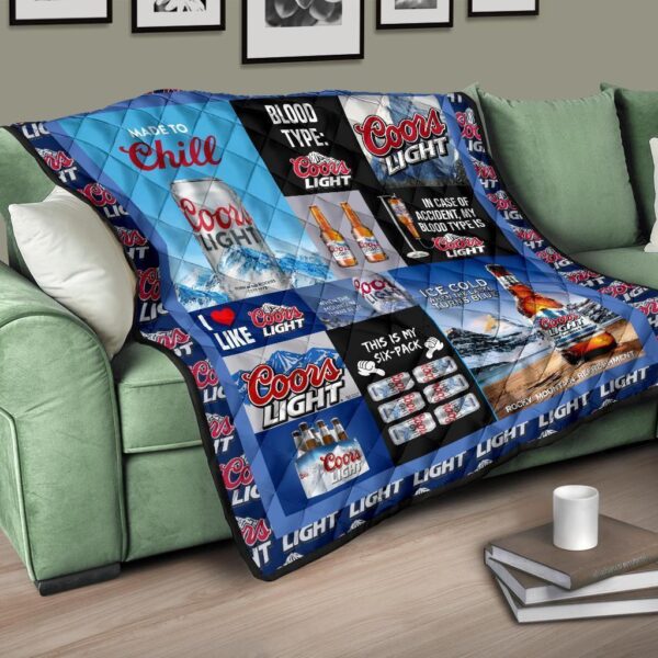 coors light quilt blanket funny gift for beer lover p2xvd