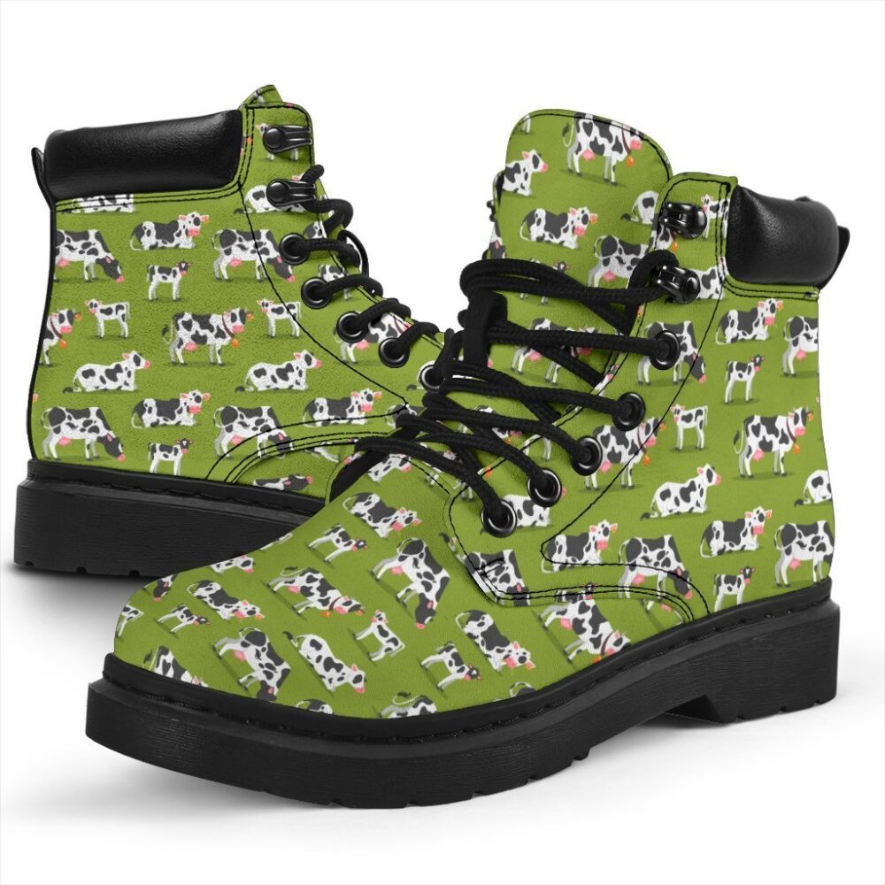 Cow Boots Animal Custom Shoes Funny For Cow Lover