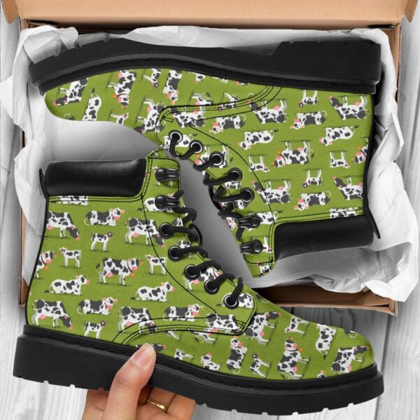 cow boots animal custom shoes funny for cow lover wku3f