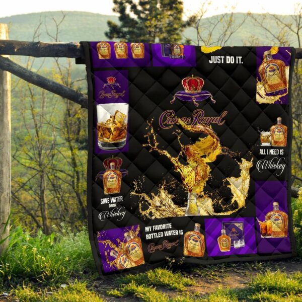 crown royal quilt blanket all i need is whisky gift idea nkrue