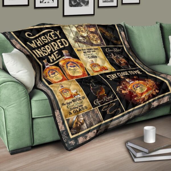 crown royal quilt blanket whiskey inspired me funny gift idea ihfds