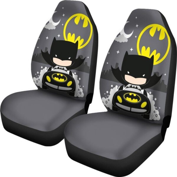 cute chibi batman at night dc car seat covers bmcsc09 7byjo