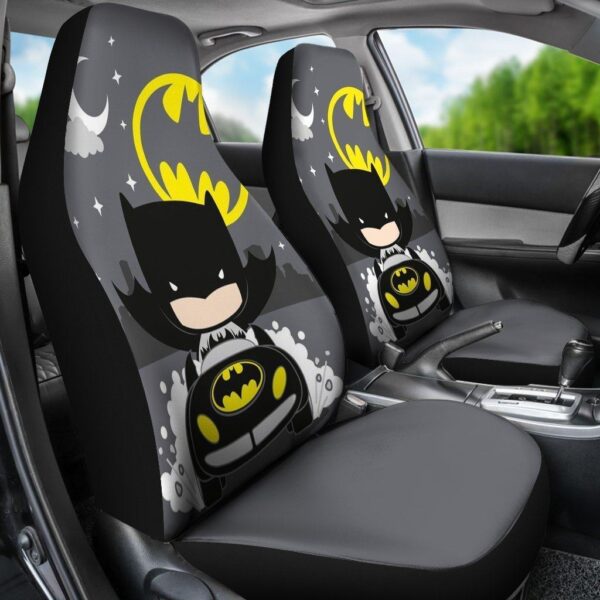 cute chibi batman at night dc car seat covers bmcsc09 sjugi