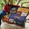 cute harry potter quilt blanket chibi style harry potter blanket bedding 9u4xs