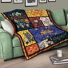 cute harry potter quilt blanket chibi style harry potter blanket bedding kshuw