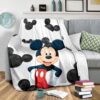 cute mickey mouse fleece blanket for bedding decor t8f1y