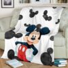 cute mickey mouse fleece blanket for bedding decor xouiw