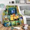 cute pokemon fleece blanket funny gift for pokemon fan 3jwqp