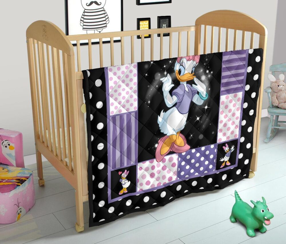 Daisy Duck Quilt Blanket Cartoon Fan Gift Idea | QB004