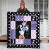 daisy duck quilt blanket cartoon fan gift idea qb004 swesv