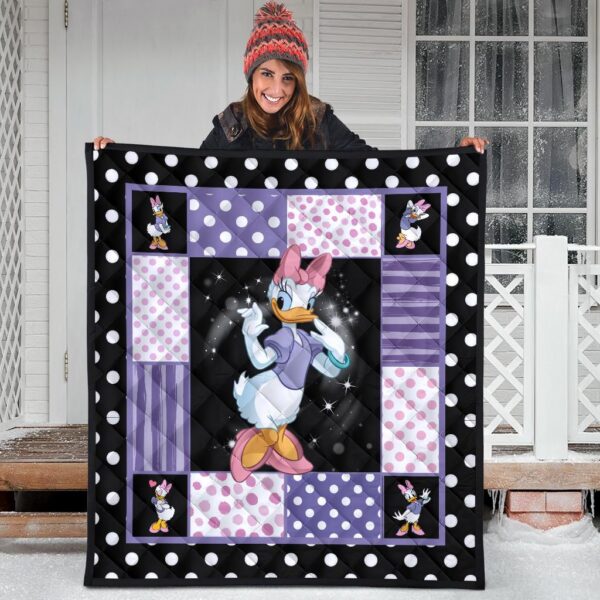 daisy duck quilt blanket cartoon fan gift idea qb004 swesv