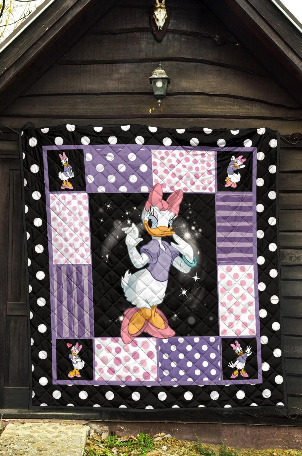 Daisy Duck Quilt Blanket Cartoon Fan Gift Idea | QB004