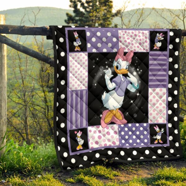 daisy duck quilt blanket cartoon fan gift idea qb004 zzuhz