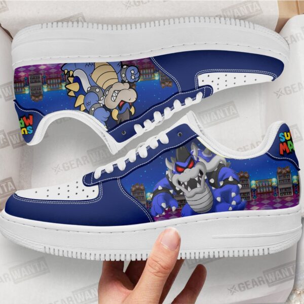 dark bowser sneakers custom super mario shoes jftay