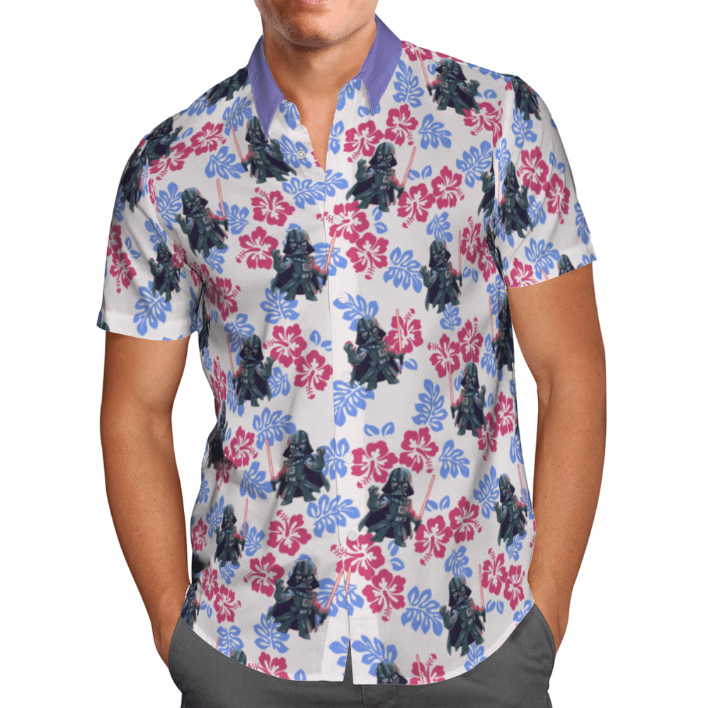 Darth Vader Summer Custom Button Up Hawaiian Shirt