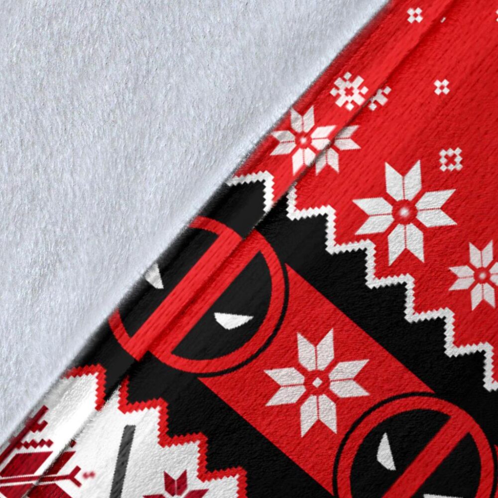 Deadpool Ugly Christmas Custom Blanket Home Decor