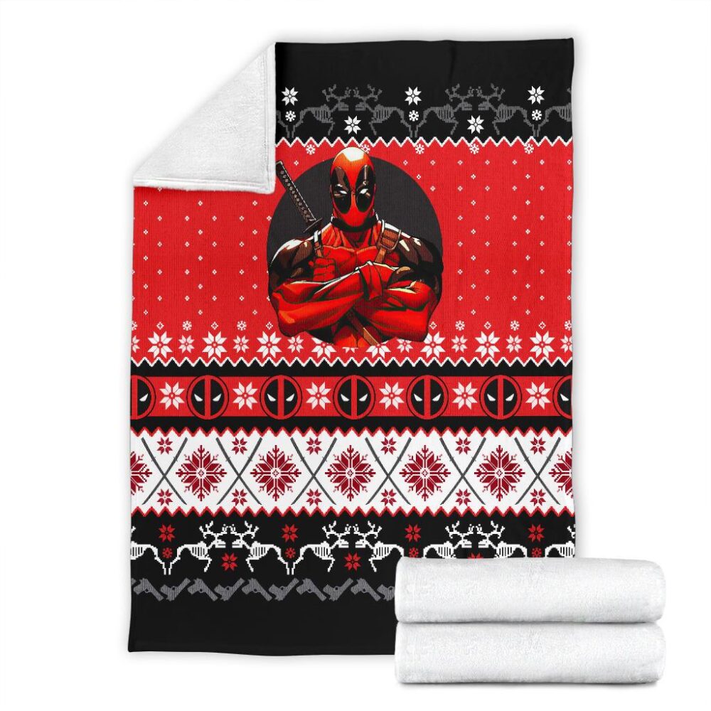 Deadpool Ugly Christmas Custom Blanket Home Decor