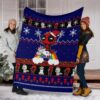 deadpool unicorn christmas blanket amazing gift idea zcdvx