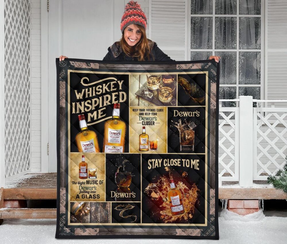 Dewar’s Quilt Blanket Whiskey Inspire Me Gift Idea