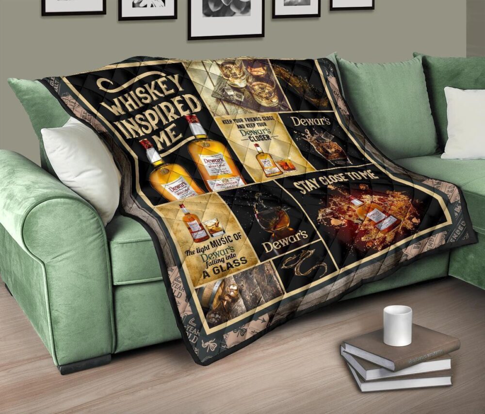 Dewar’s Quilt Blanket Whiskey Inspire Me Gift Idea