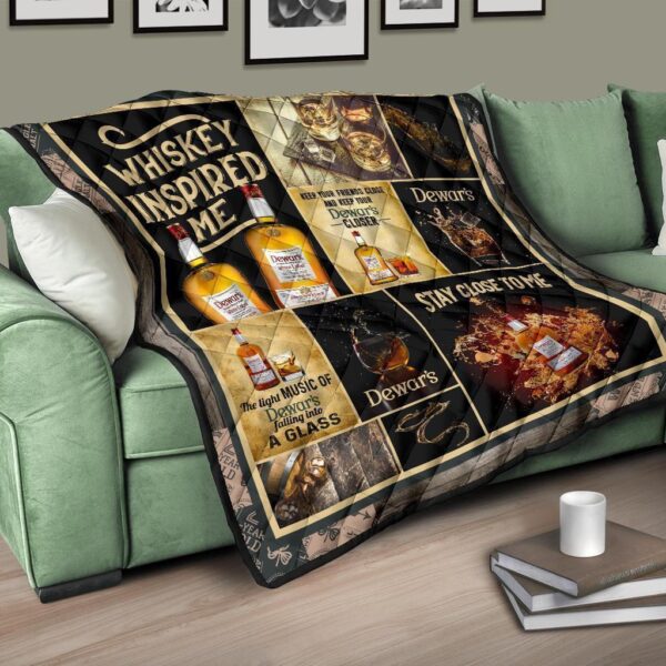 dewars quilt blanket whiskey inspire me gift idea gskse