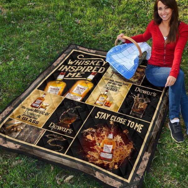 dewars quilt blanket whiskey inspire me gift idea ja0ja