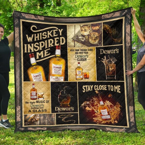 Dewar’s Quilt Blanket Whiskey Inspire Me Gift Idea