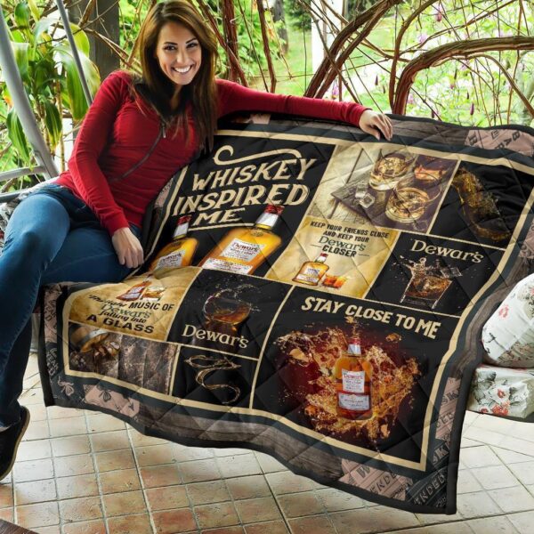 dewars quilt blanket whiskey inspire me gift idea yp6dy