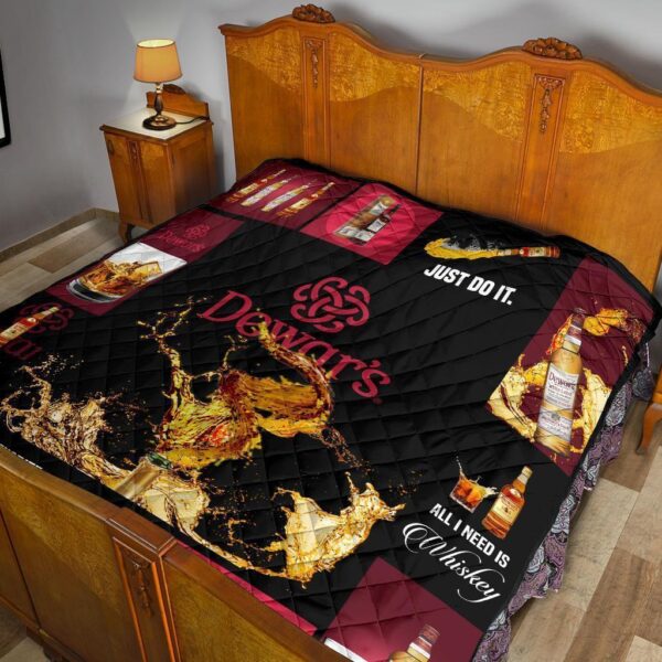 dewars scotch quilt blanket all i need is whisky gift idea qb005 6d7zc