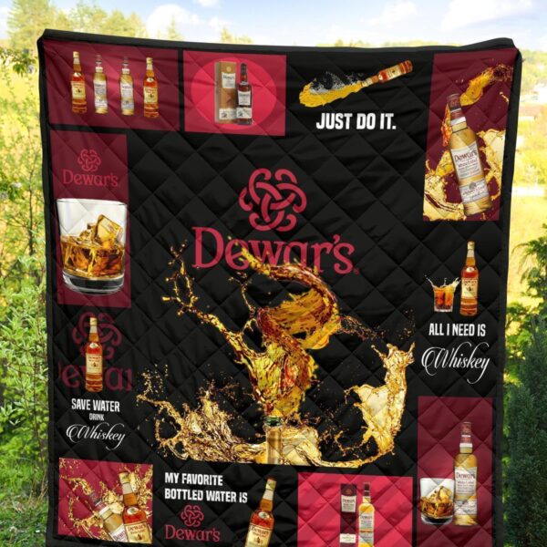 dewars scotch quilt blanket all i need is whisky gift idea qb005 7janw