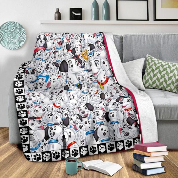 dn 101 dalmatian dog fleece blanket cute dalmatian dog blanket ajwef