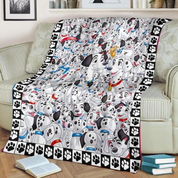 dn 101 dalmatian dog fleece blanket cute dalmatian dog blanket gsazv