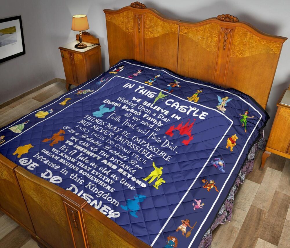 DN Castle Quilt Blanket We Believe In For DN Fan Gift