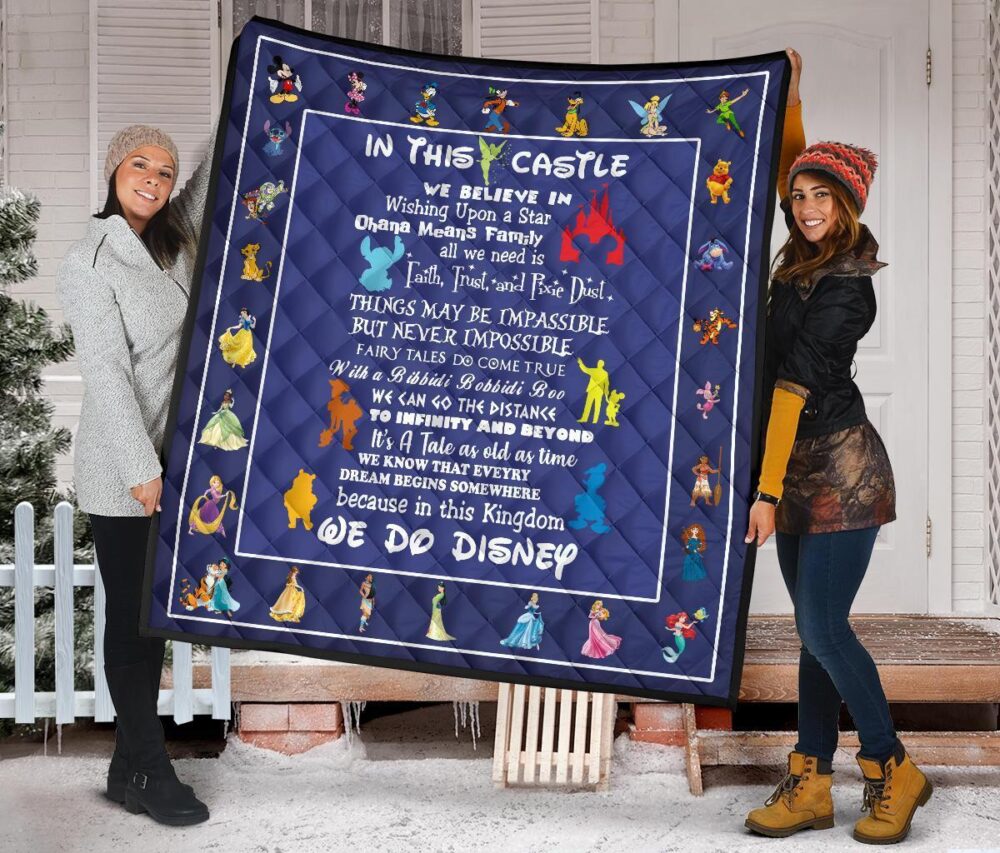 DN Castle Quilt Blanket We Believe In For DN Fan Gift