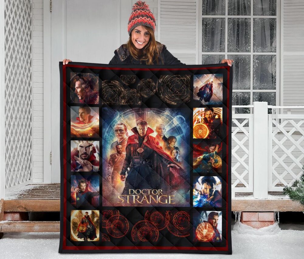 Doctor Strange Quilt Blanket Super Heroes Fan Gift Idea