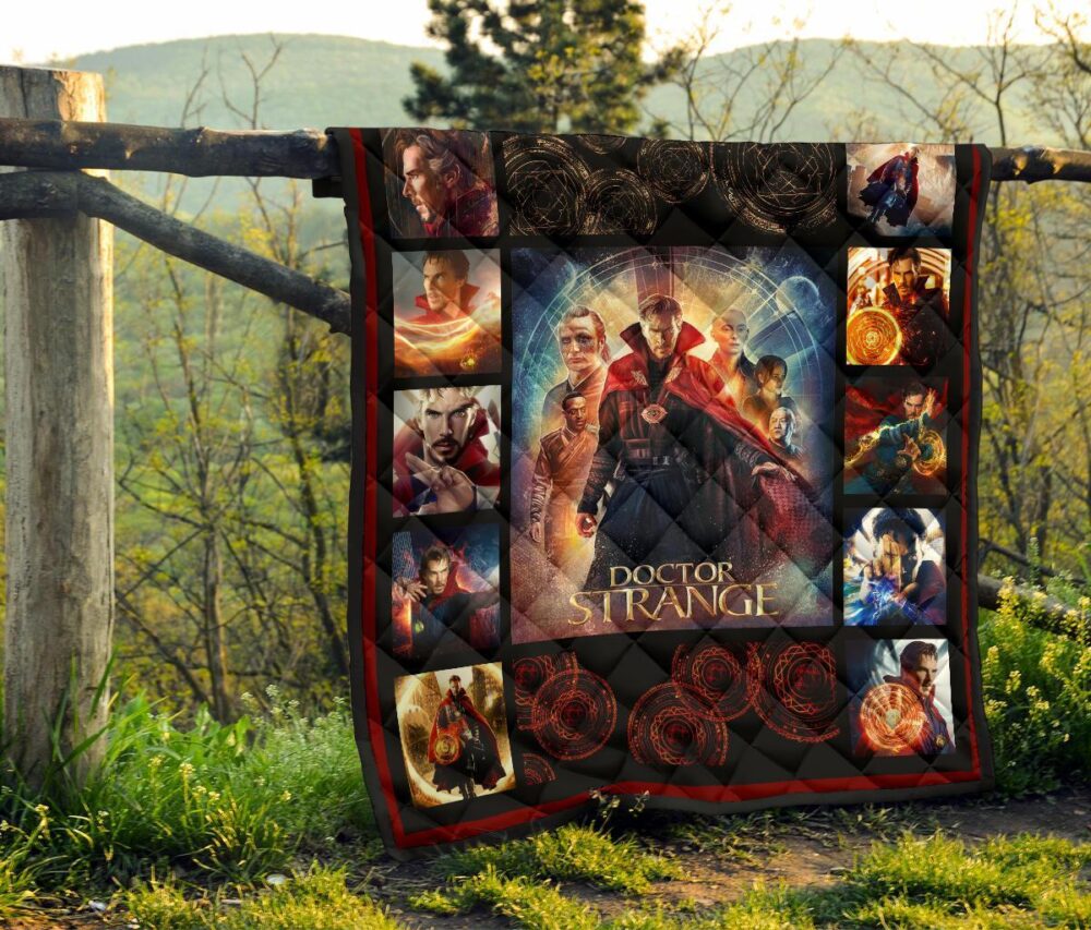 Doctor Strange Quilt Blanket Super Heroes Fan Gift Idea