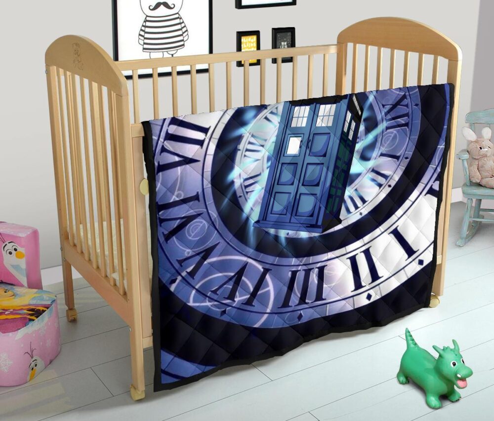 Doctor Who Tardis Quilt Blanket Funny Gift Idea For Fan